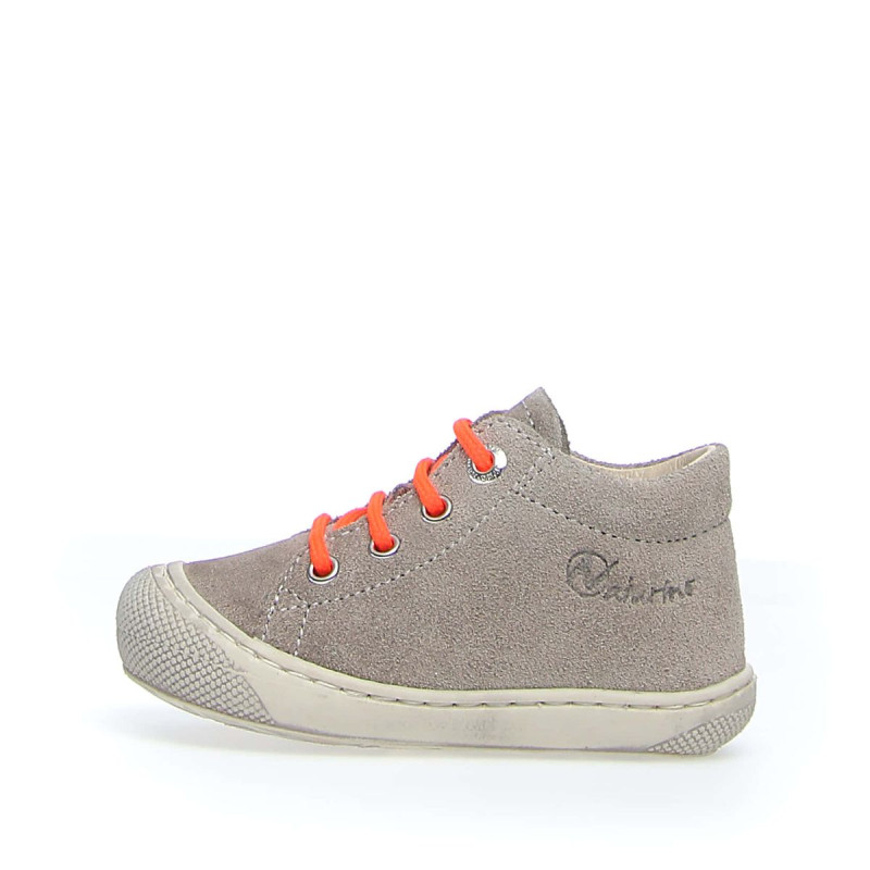 Naturino Naturino Cocoon Supersouple Lacets Suede Taupe