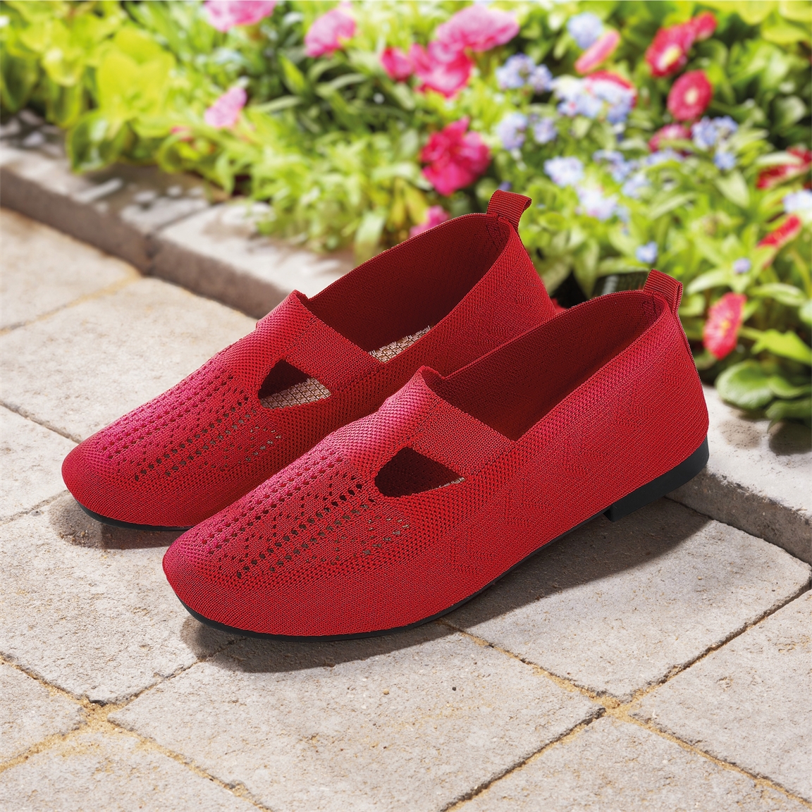 Lot de 2 paires de chaussures Marine + rouge - taille 39