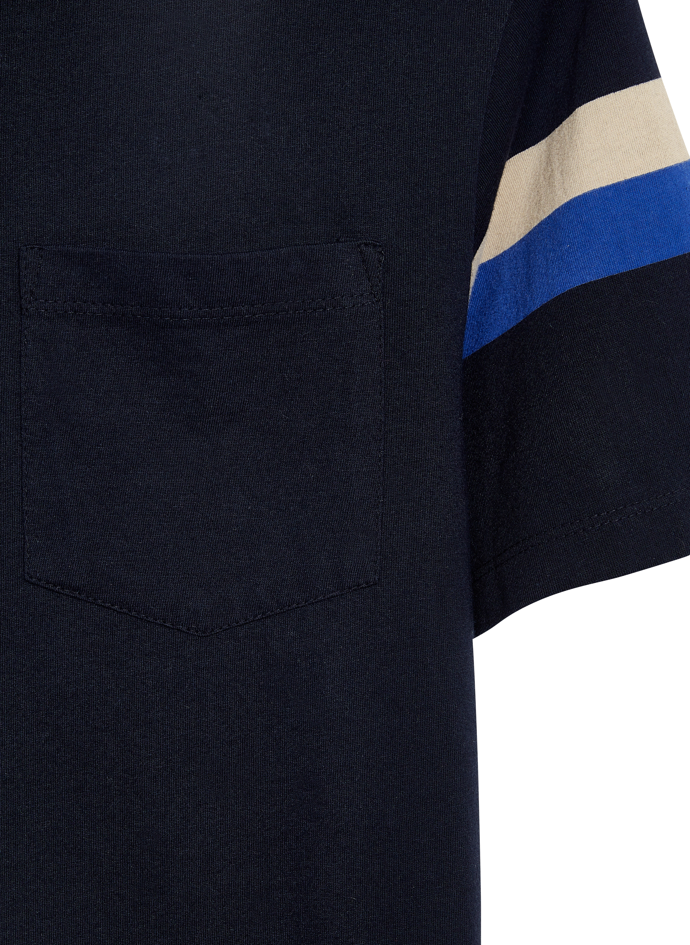 KOMIU - Polo droit en coton | Bleu
