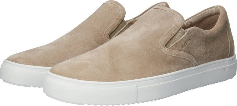 BLACKSTONE Loafers Heren Bg140 Maat: 40 Materiaal: Leer Kleur: Beige