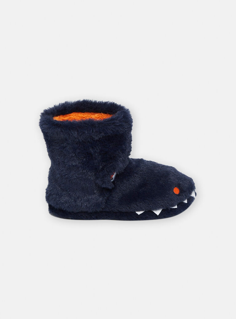 Pantoufle 3D Bleu marine