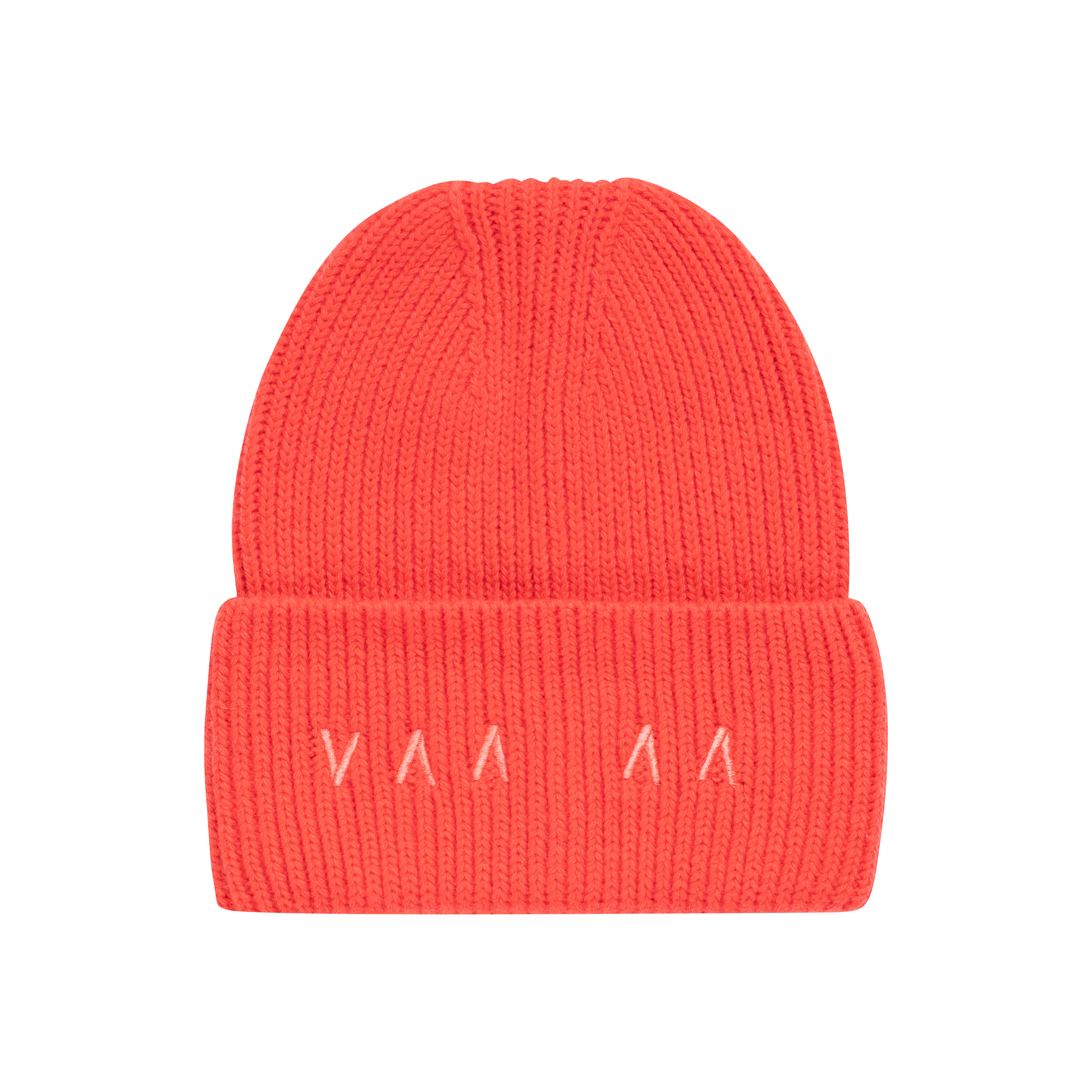 Vaagaa Everyday Wool Beanie Peachy Red