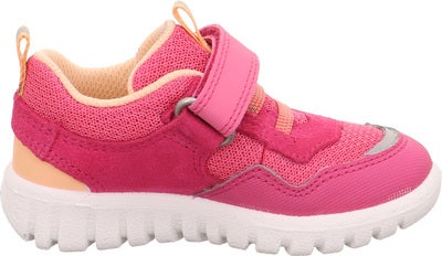 Superfit Sport7 Mini Sneakers, Rosa/Oransje
