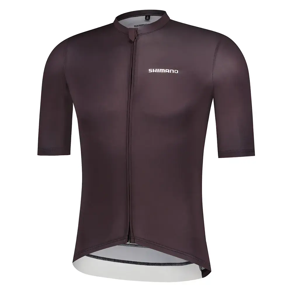 Shimano Suki Fietsshirt Korte Mouwen Bruin Heren