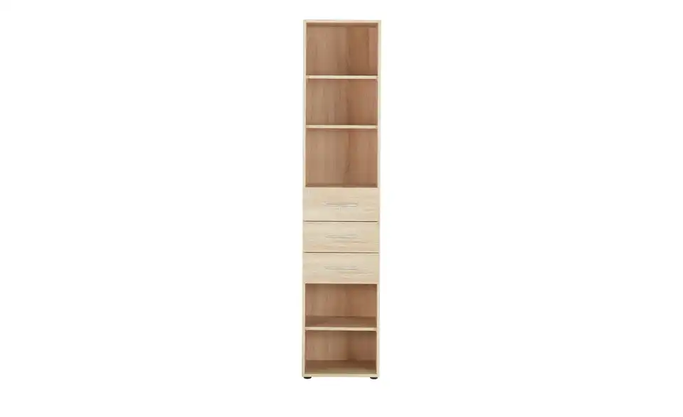 Regal Multischrank-System 40 cm 185 cm Eiche sägerau (Nachbildung)