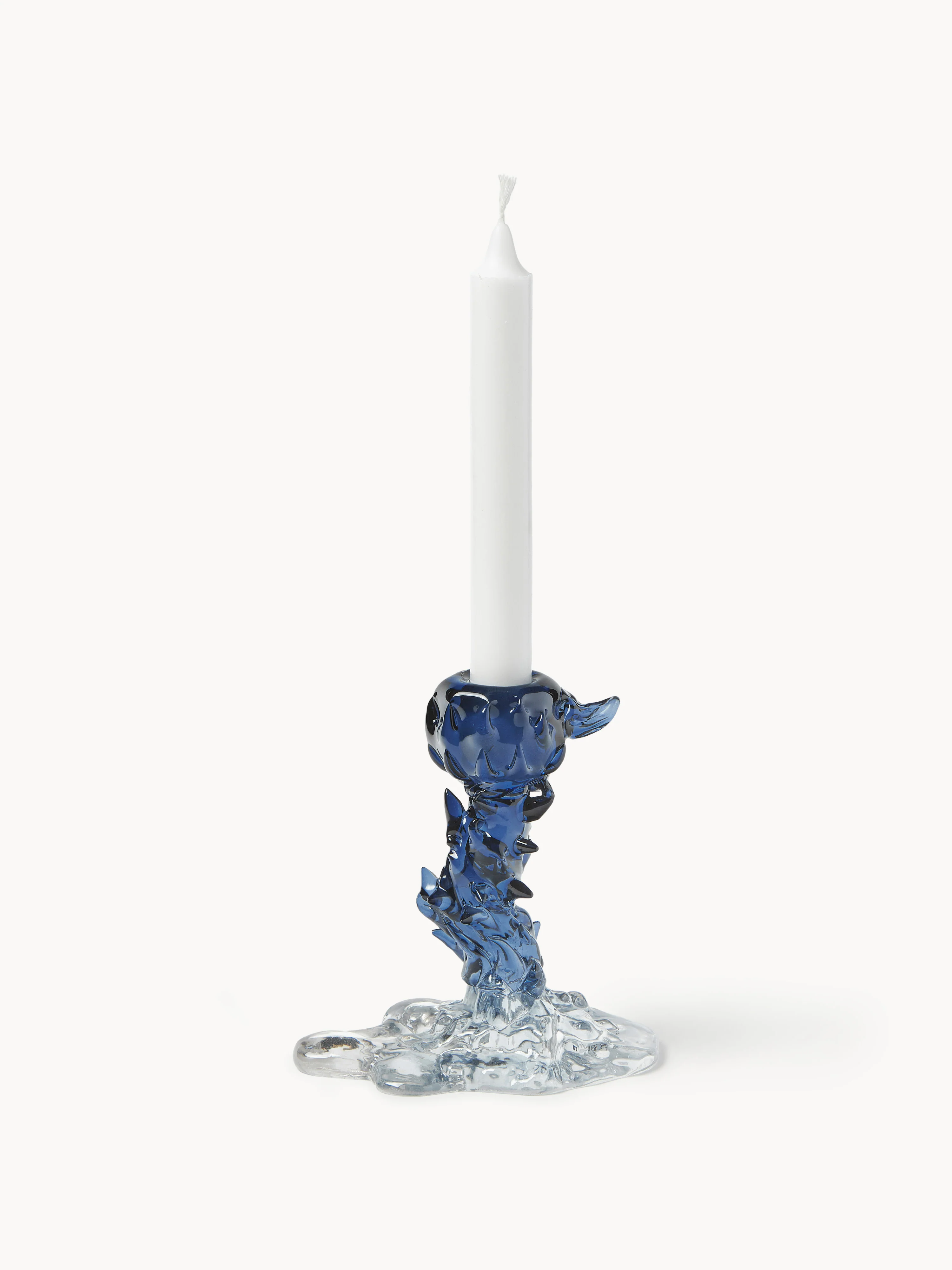 Kaarshouder Drip van glas