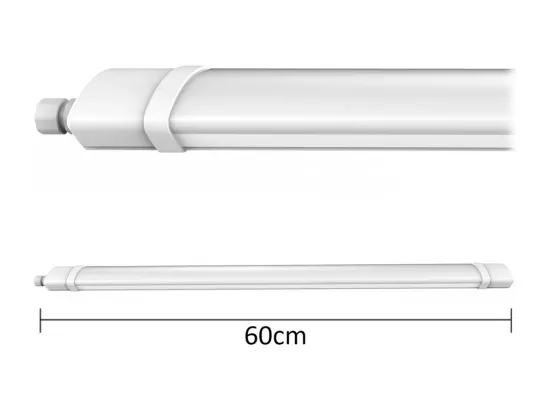 Plafonnier LED étanche 60cm 30W 3000 lm IP65