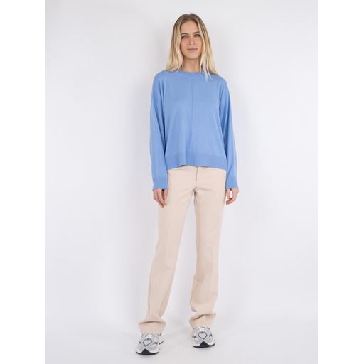 Neo Noir Binni Solid Striktrøje, Sky Blue, 36