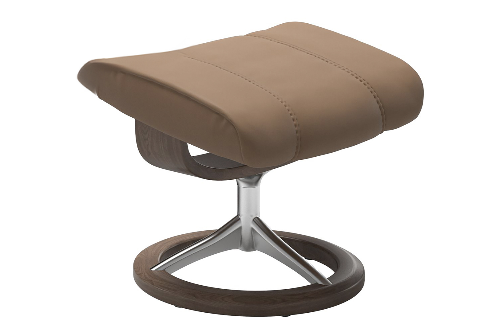 Consul krakk I hud Batick Latte med Signature Polert Smoked Oak understell.