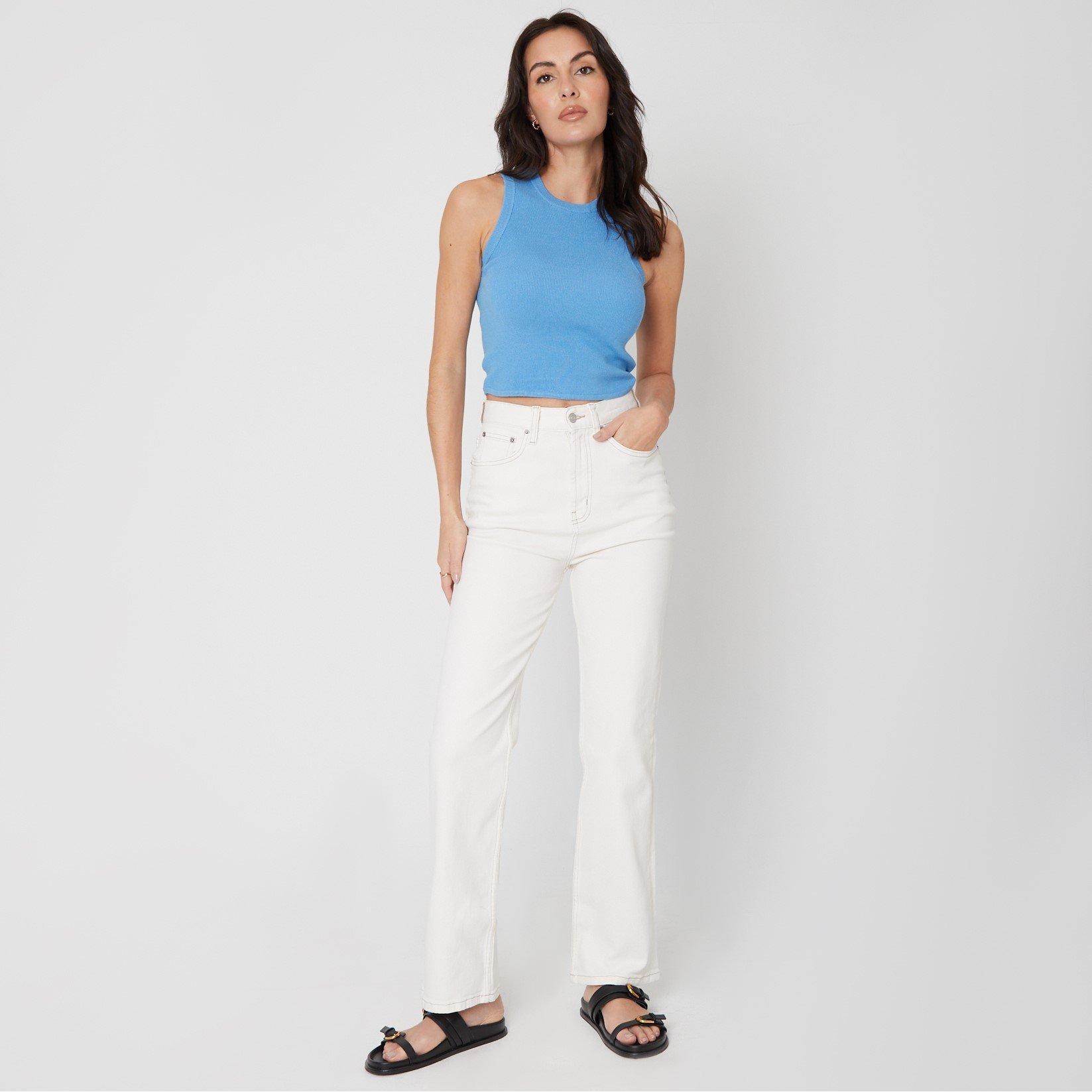 Be You BY Crop Knitted Vest Womens