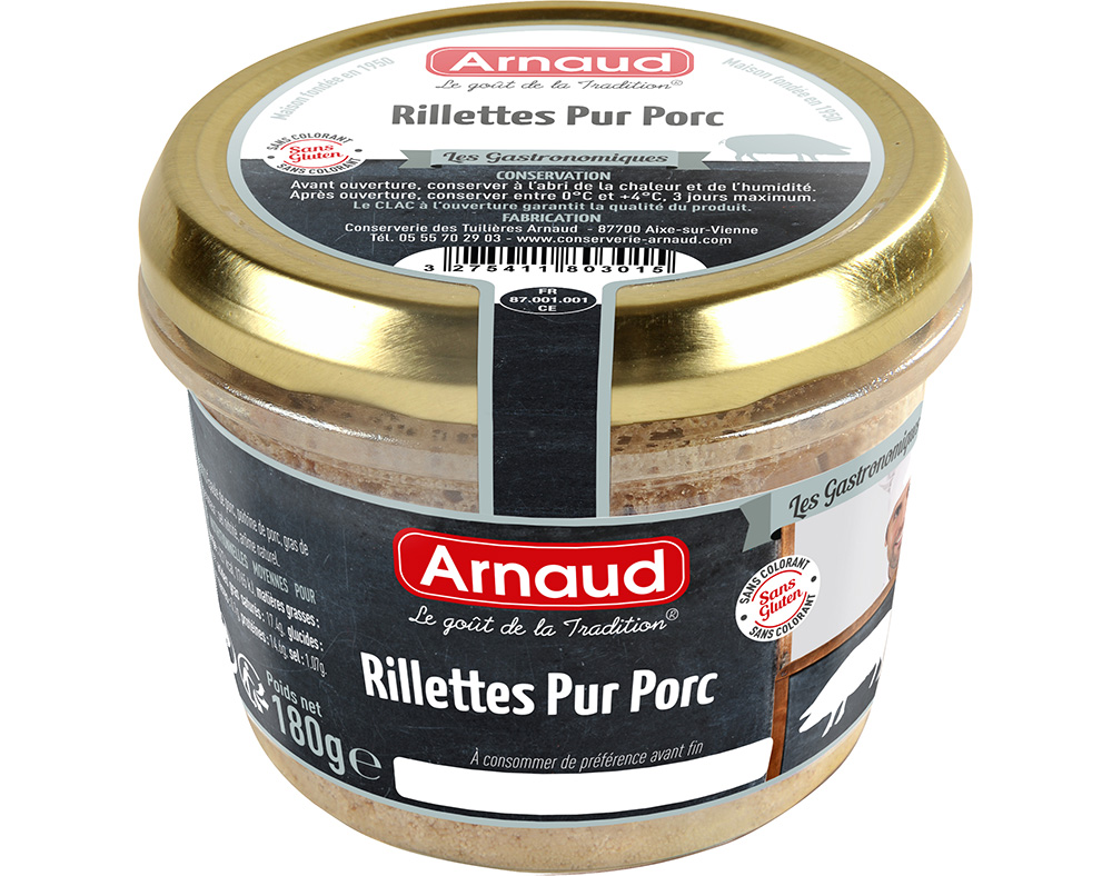 RILLETTES DE PORCO ARNAUD 180G