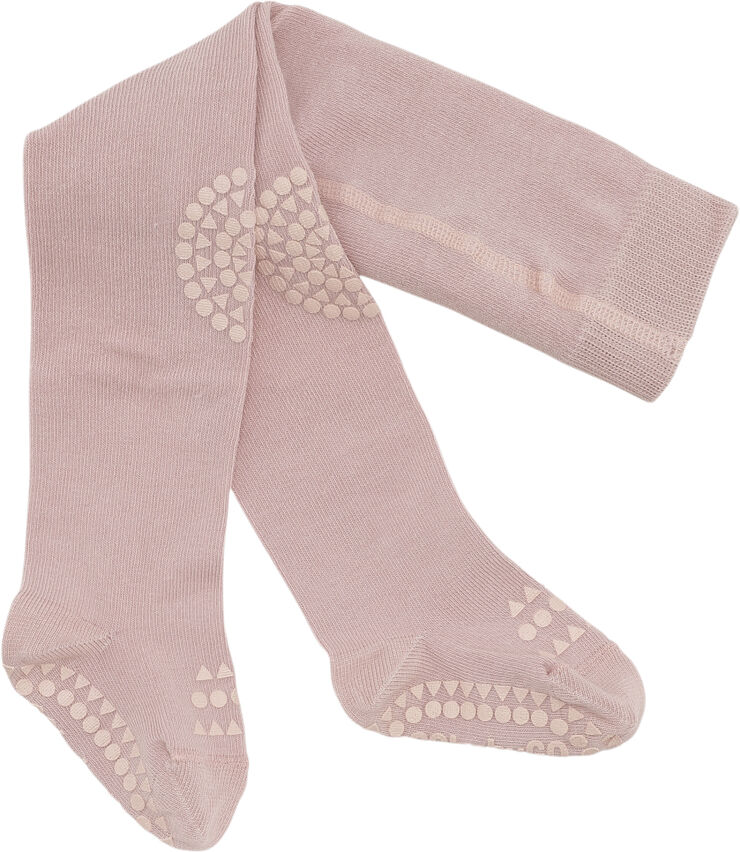 GoBabyGo Kravle Strømpebukser Dusty rose