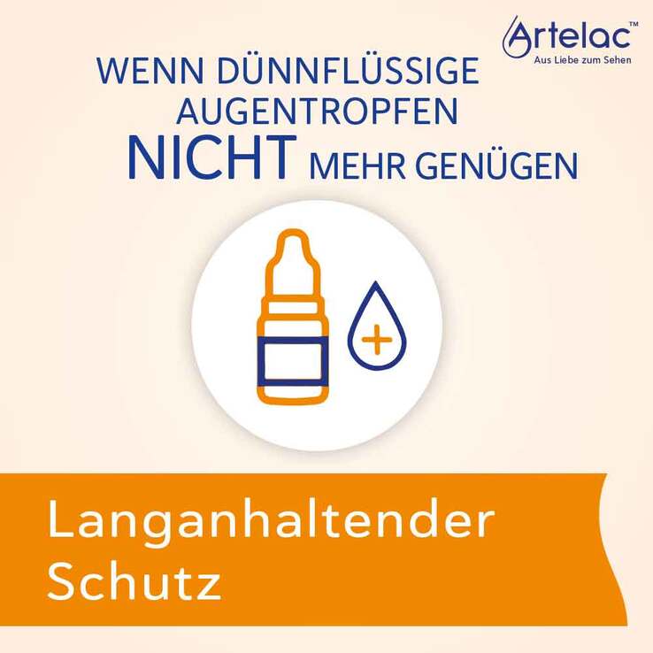 Artelac® Lipids Augengeltropfen für stark tränende Augen, 1X10 g