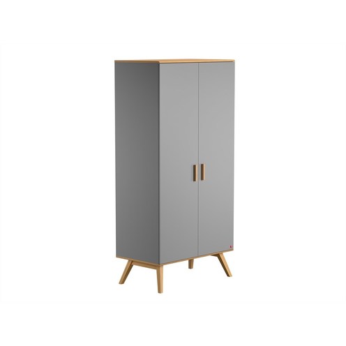 Chambre NAUTIS lit 70x140 commode armoire gris - VOX