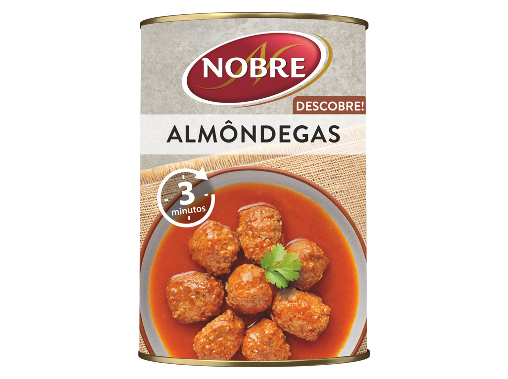 ALMÔNDEGAS NOBRE LATA 420G