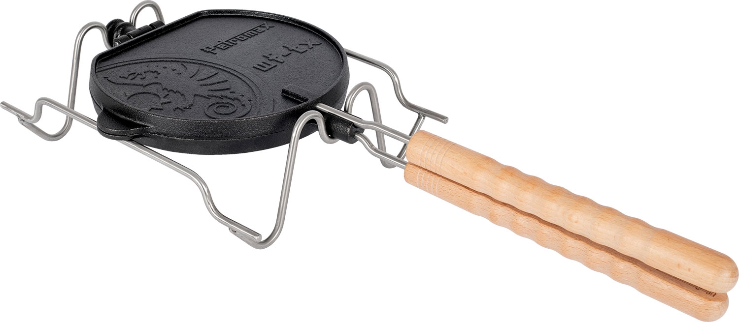 Petromax Gusseisen Wende Waffeleisen inkl. Auflagesstell