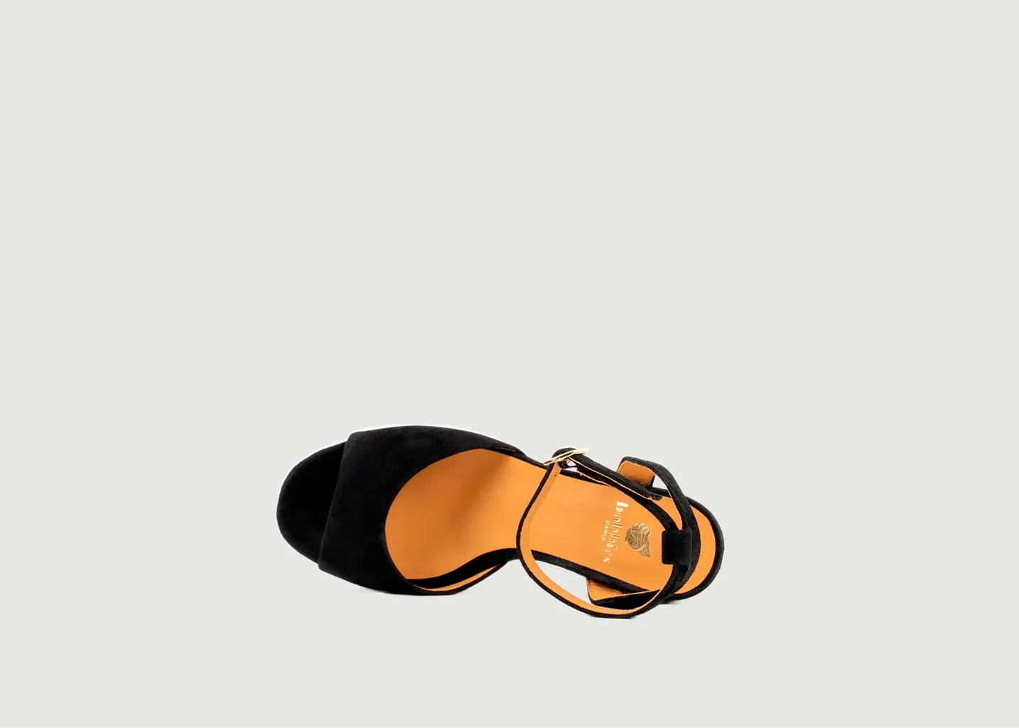 Sandales en cuir suédé à plateforme Lisa Bobbies Paris