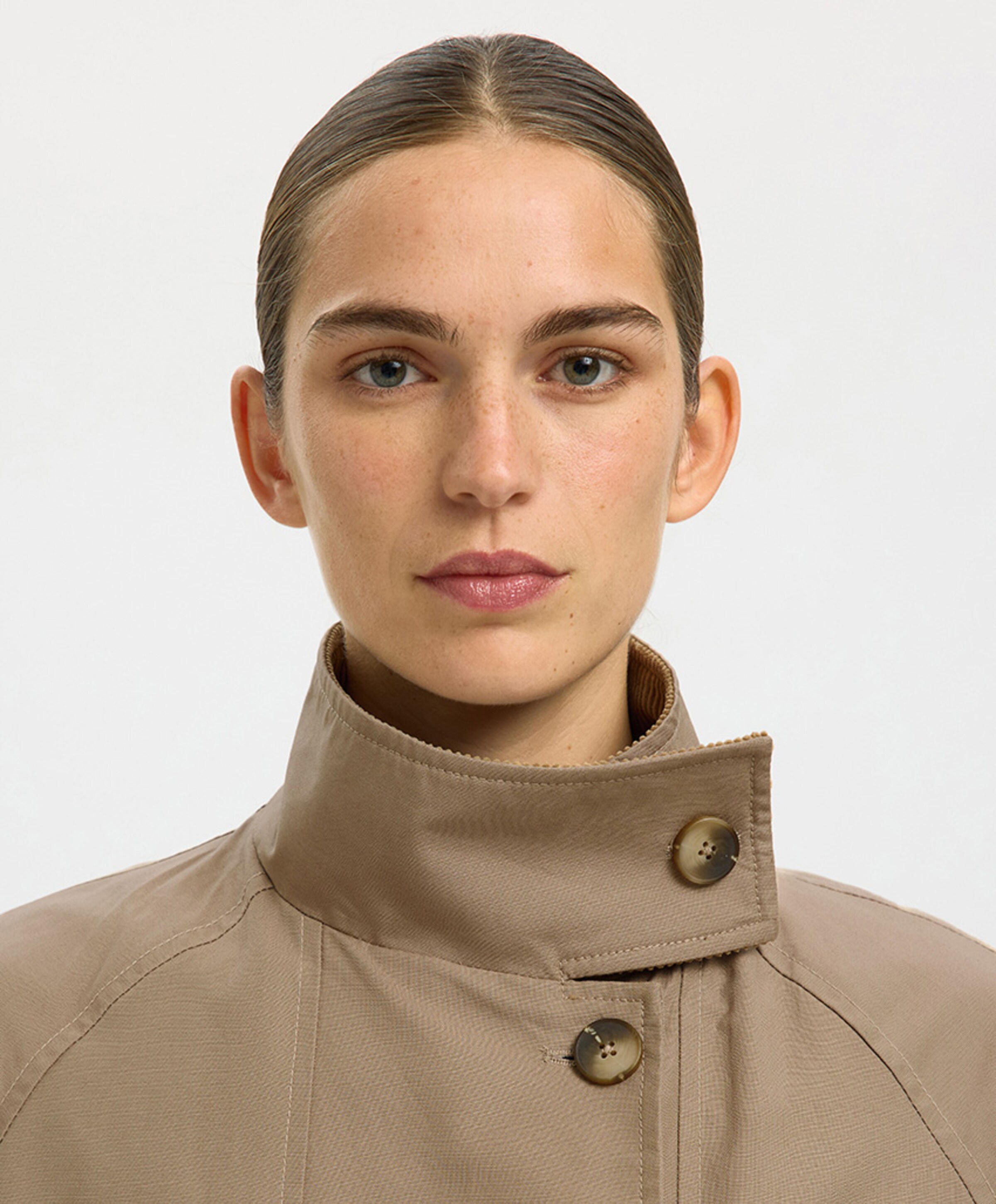Selected Dames jas beige