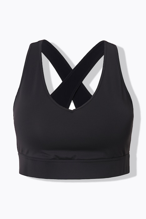Sportbustier, Softcups, gekreuzte Rückenträger