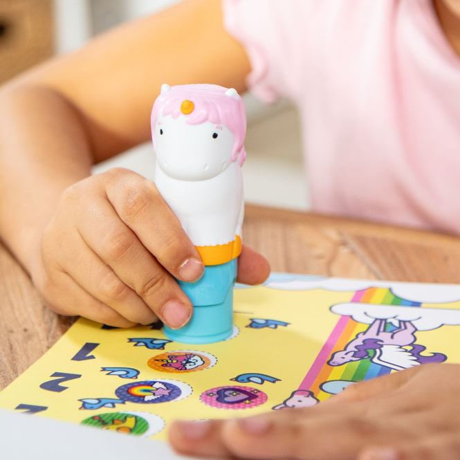 Sticker WOW!™ - Stickerstempel - Einhorn - 300 Sticker