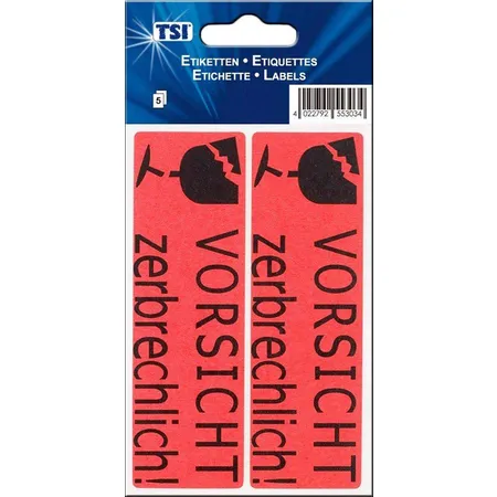 TSI Etiketten Aufkleber 
