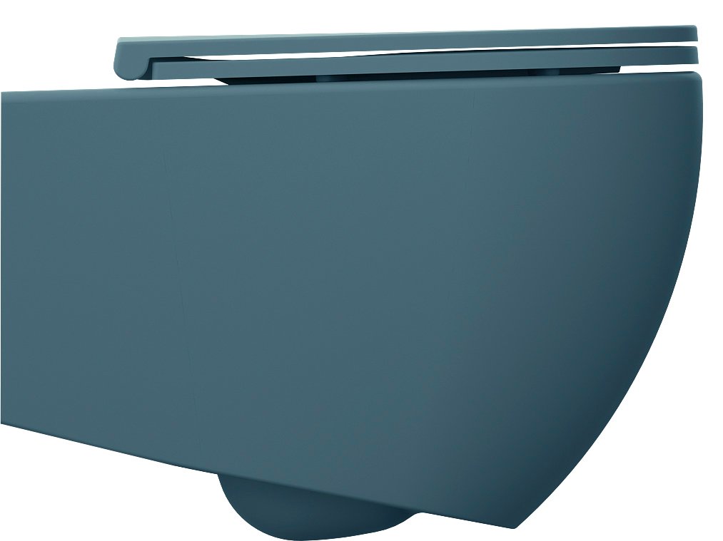 Isvea Infinity toiletpot met tornado flush met softclose zitting petrol