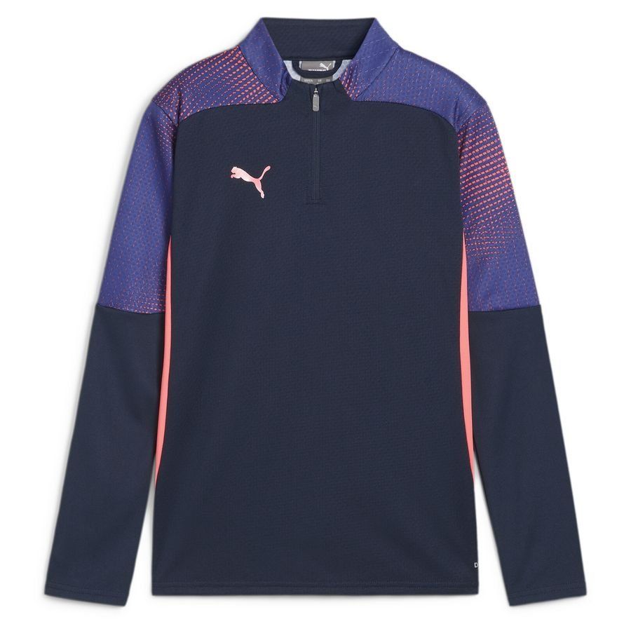 PUMA Maillot d'Entraînement IndividualFINAL Fermeture Éclair 1/4 - Club Navy/Dark Amethyst Enfant