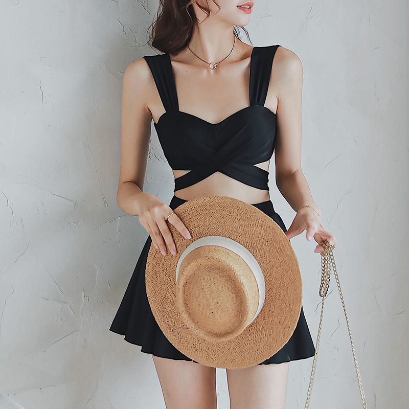 Honolulu - Set: Crisscross bikini + zwemrok