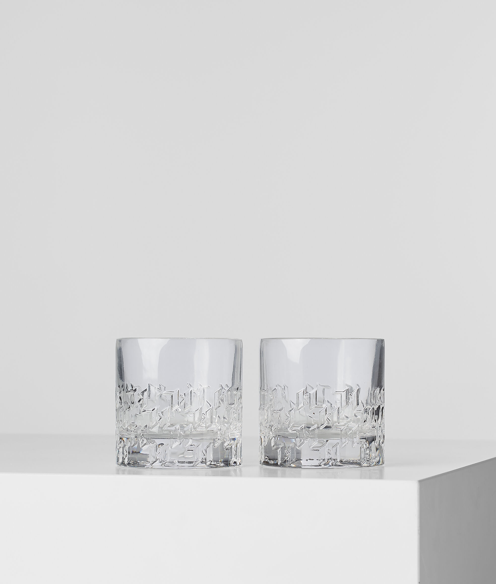 LOT DE VERRES KL MONOGRAM