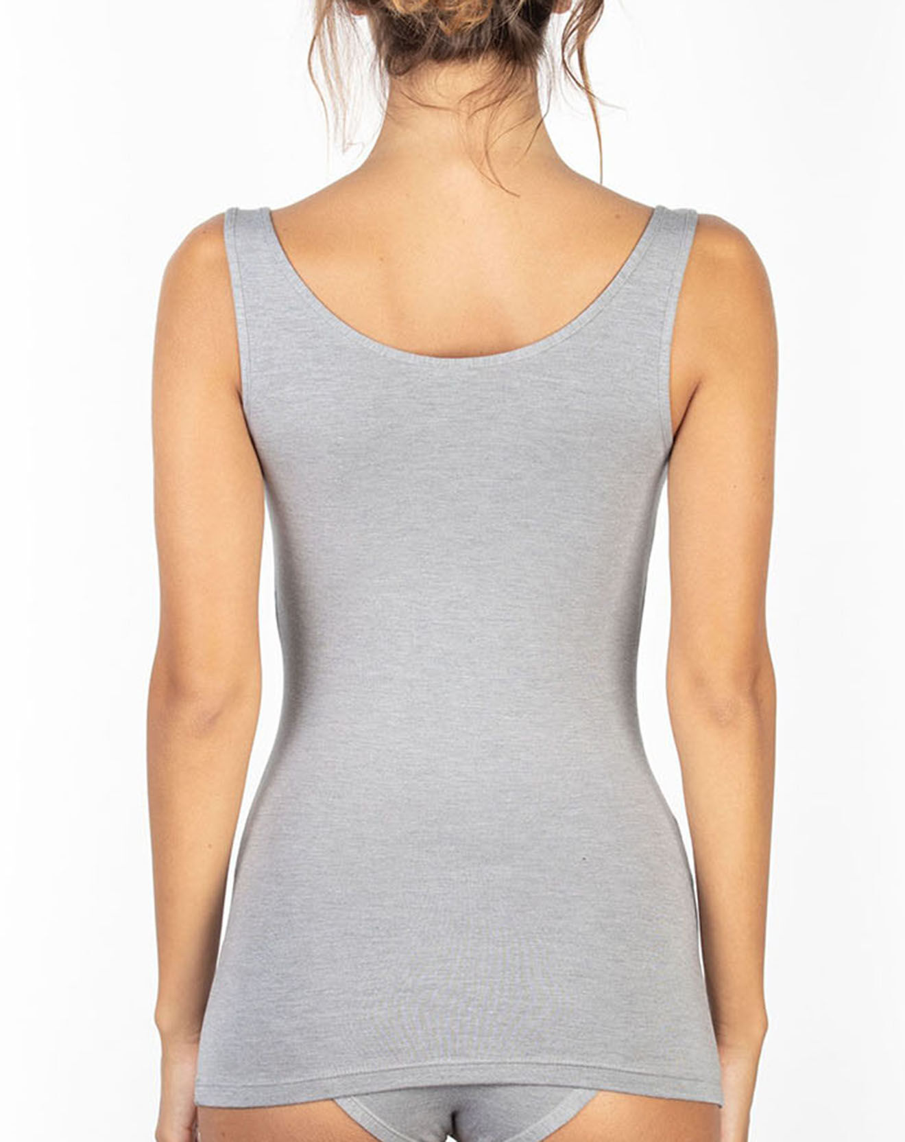 Mare Débardeur Juliette en Micromodal gris clair
