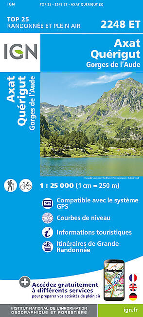 IGN - TOP 25 2248ET AXAT QUERIGUT 1 25 000