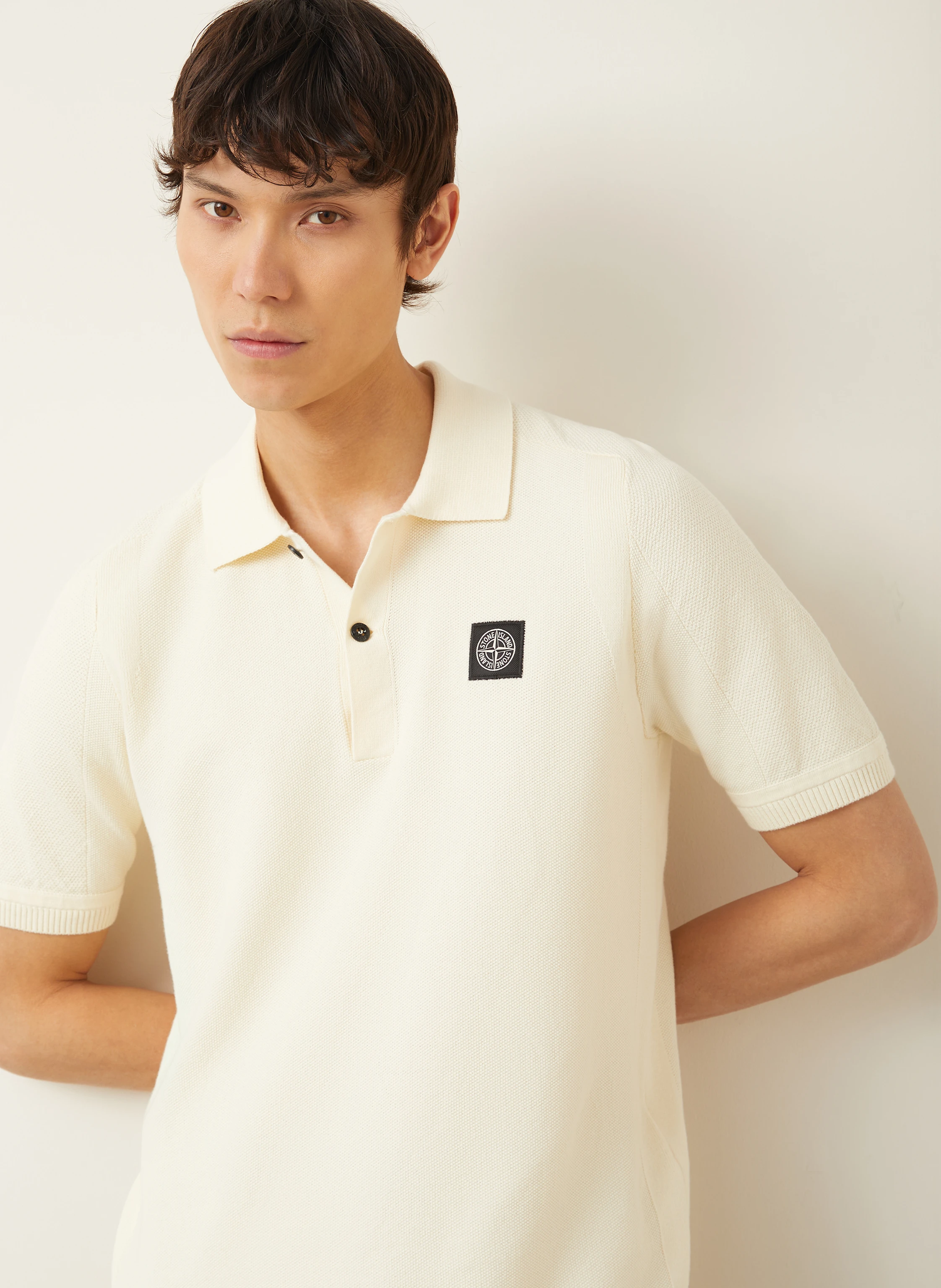 STONE ISLAND Strick-Poloshirt