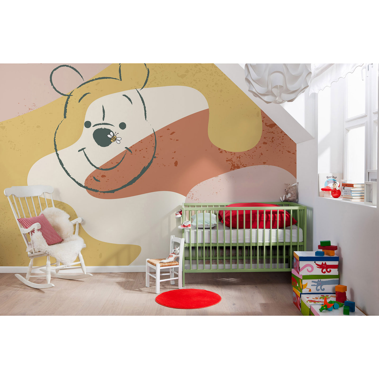 Vlies-Fototapete WINNIE THE POOH BEE - 400x280 cm