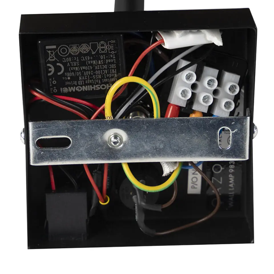 Qazqa wandlampen combi zwart e27