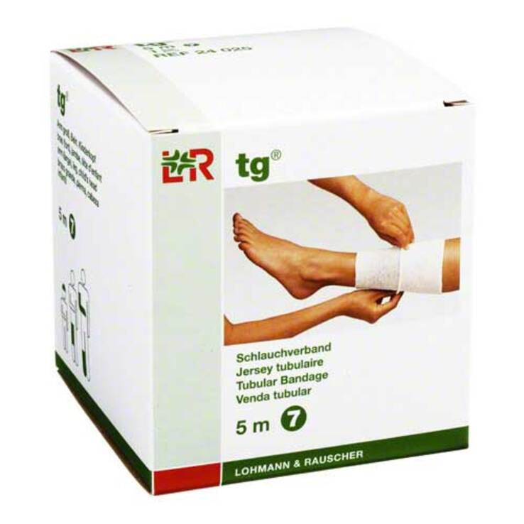 TG Schlauchverband Größe 7 5 m weiß 24025, 1 St