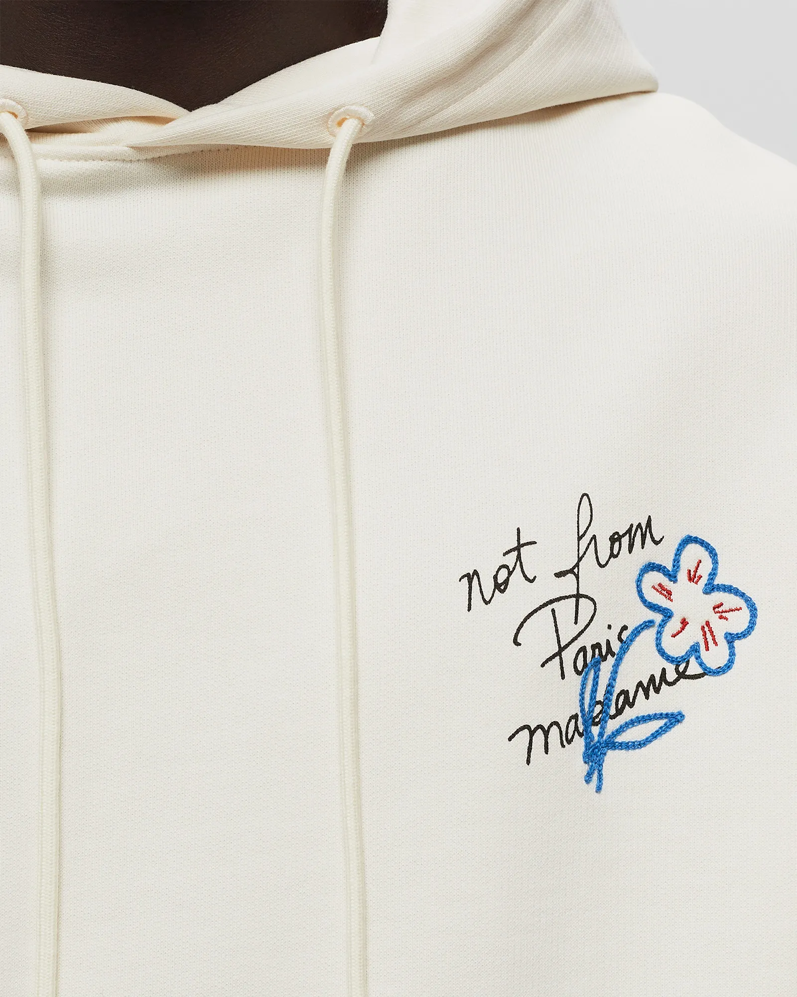 Drôle de Monsieur Le Hoodie Slogan Esquisse