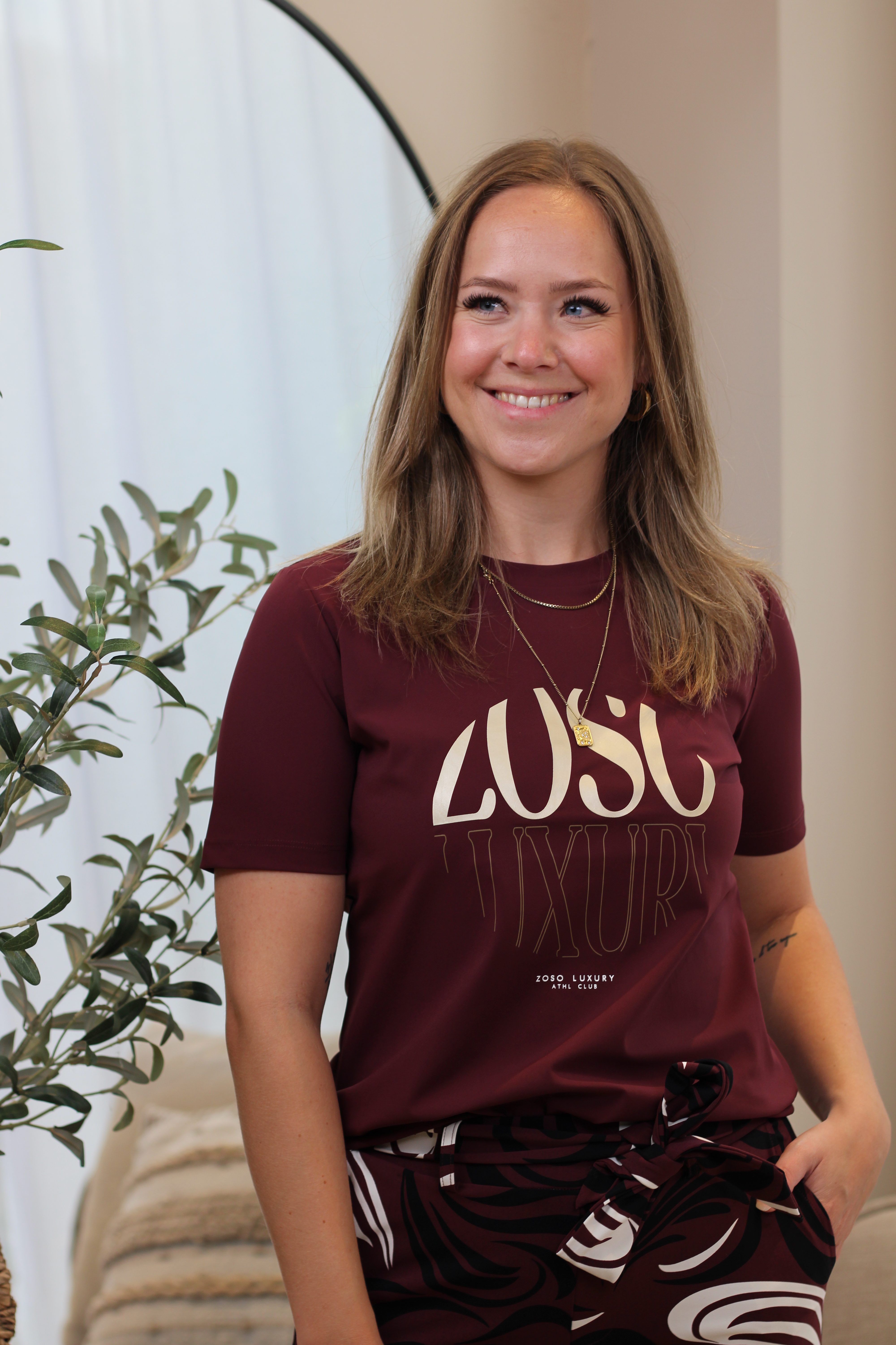 Zoso - Selma Travel T-Shirt - Bordeaux