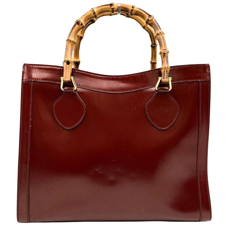 Gucci Vintage Gucci Bamboo Red