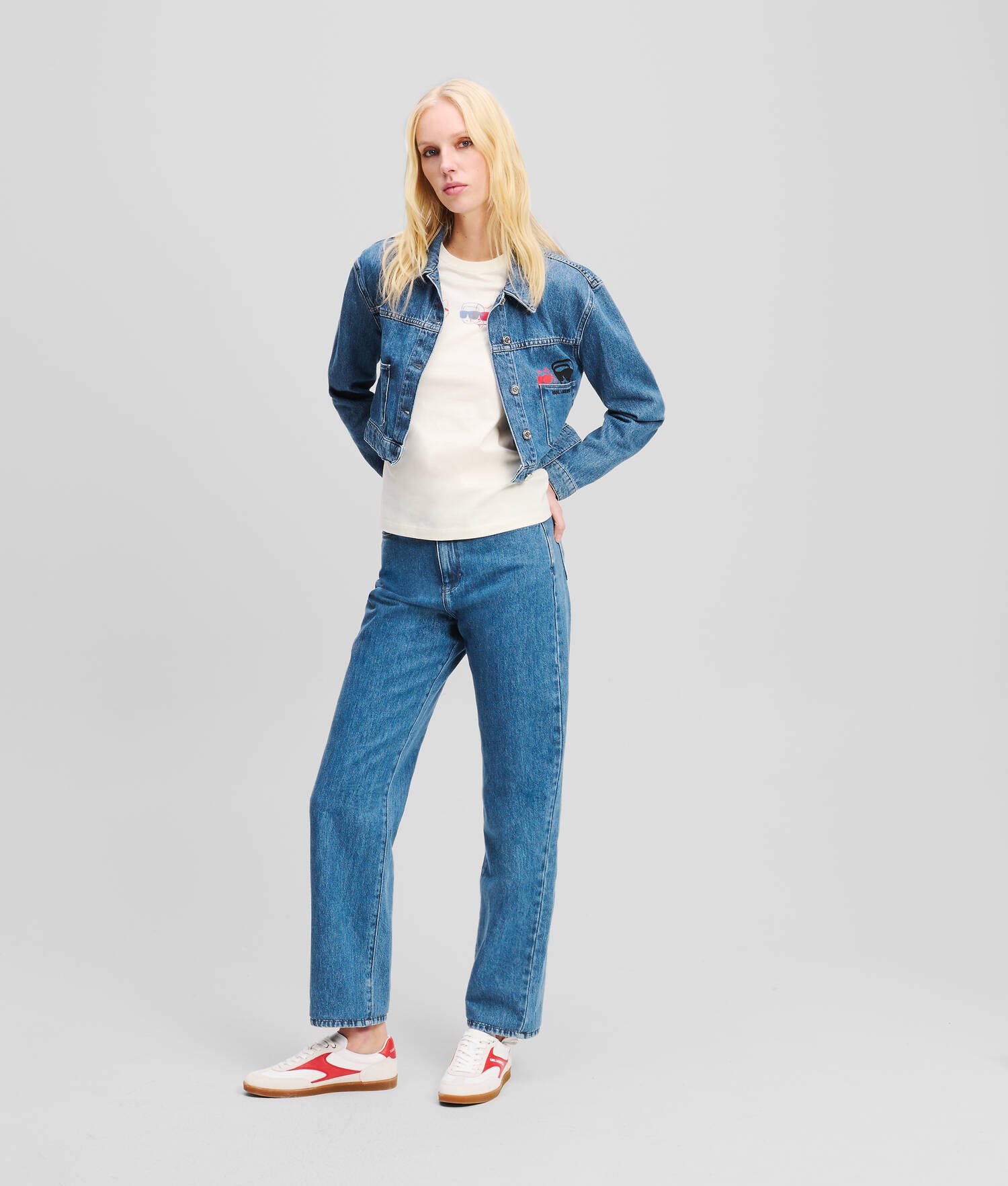 JEANS IKON - Denim Bleu Clair
