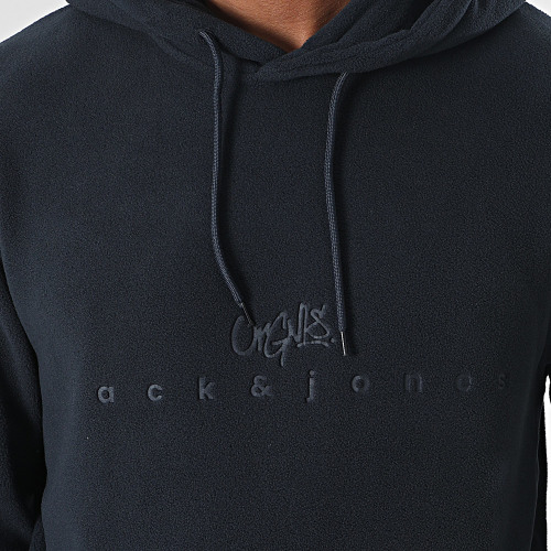 Sweat Capuche Polaire Silver Lake Bleu Marine