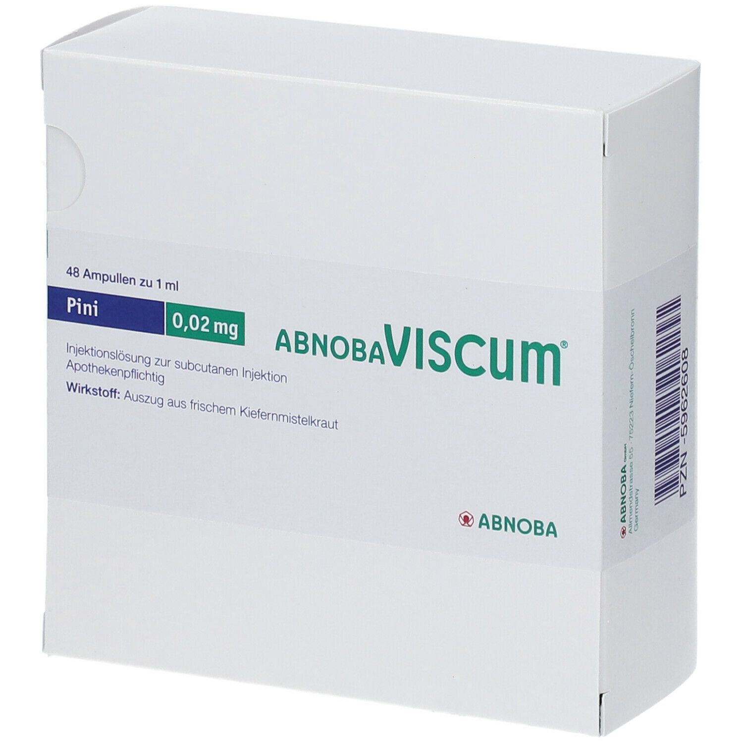 abnobaVISCUM® Pini 0,02 mg Ampullen