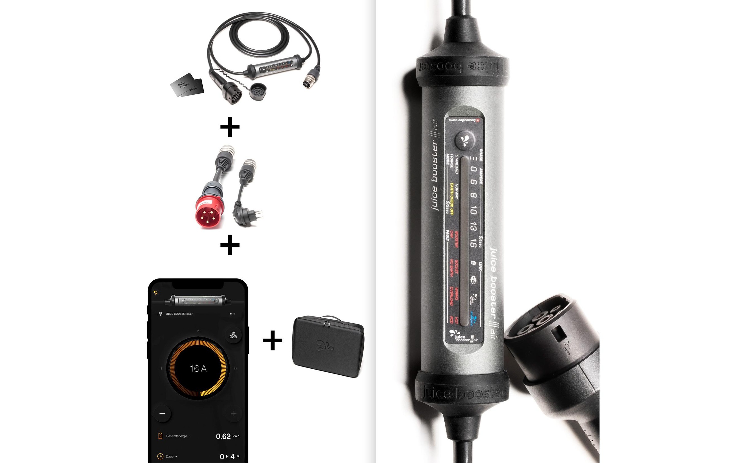 Elektroauto-Ladestation »Juice Technology JUICE BOOSTER 3 air Swiss Basic Set«