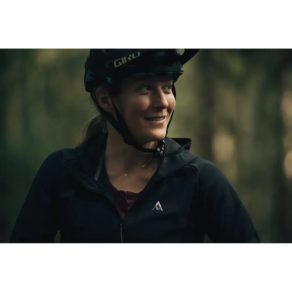 7mesh Callaghan Merino Hoody Fietsshirt Lange Mouwen Zwart Dames