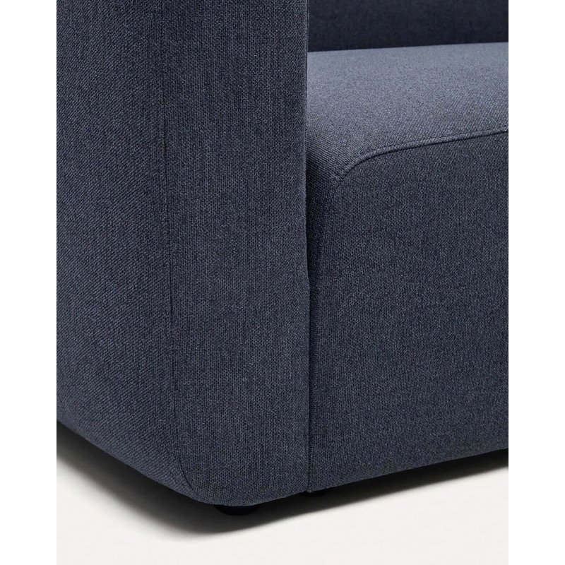Canapé modulable Neom 3 places bleu 263 cm