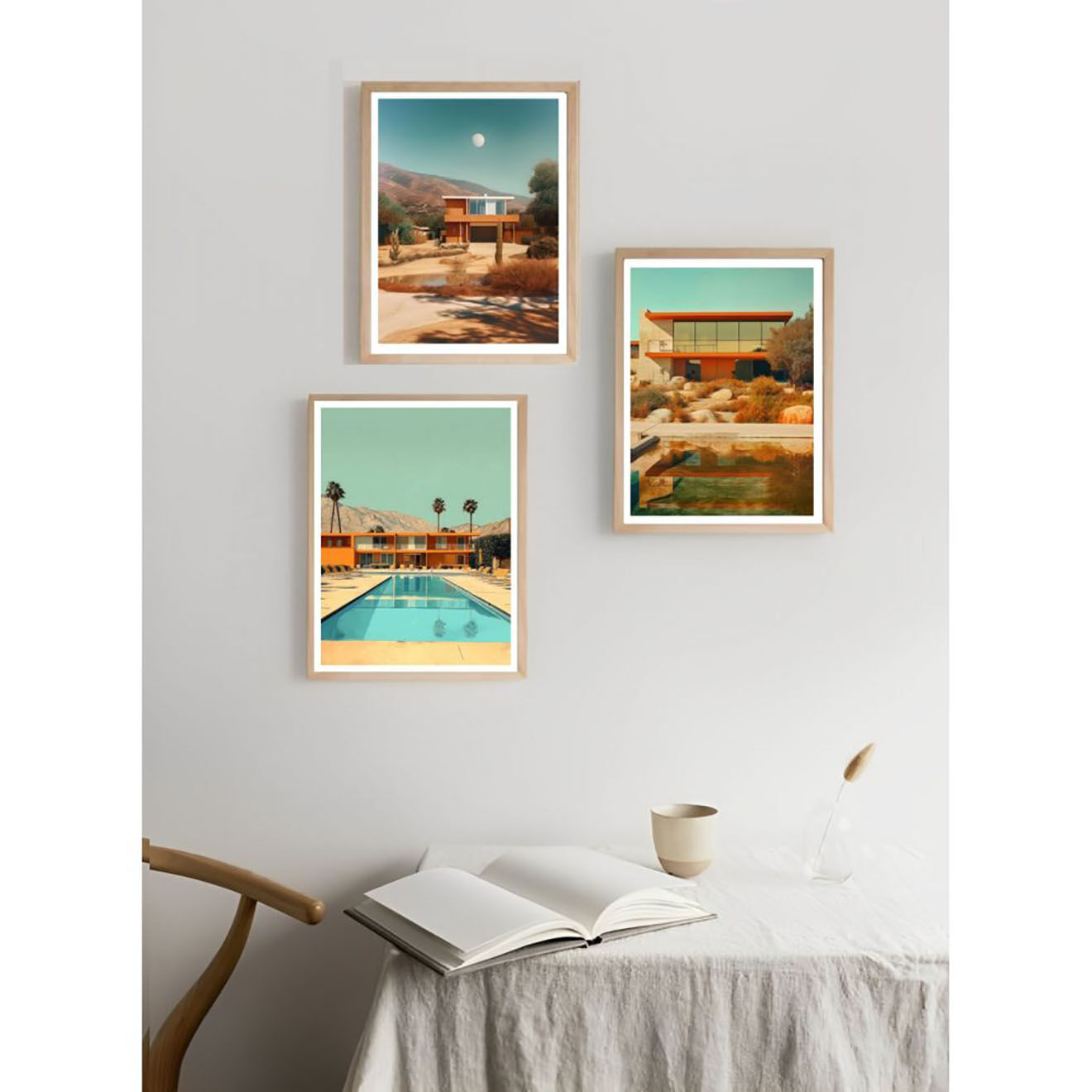Hartman Affiche Villa California 05  multicolore