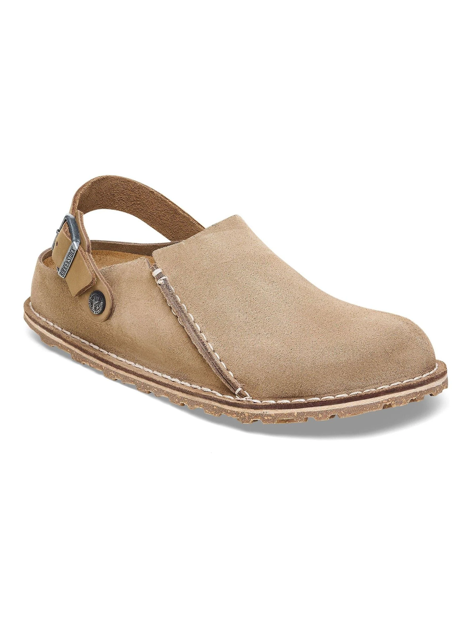 Lichtbruin - Birkenstock Lutry Premium LEVE-klompen