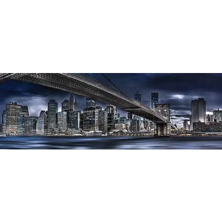 Schmidt Spiele Puzzle - Panoramapuzzle Manfred Voss New York, Dark Night 1000 Teile