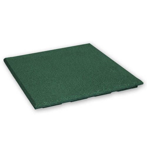 Rubbertegel 20 mm - 50 x 50 cm - Groen