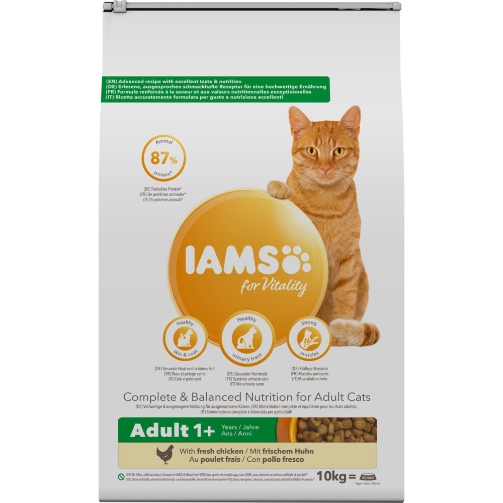 Iams Kattenvoer Adult Kip10 kg