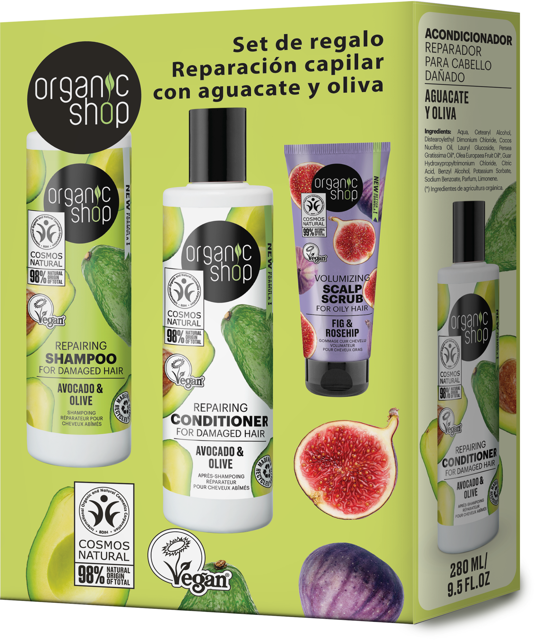 Organic Shop  Repairing Hair Gift Set